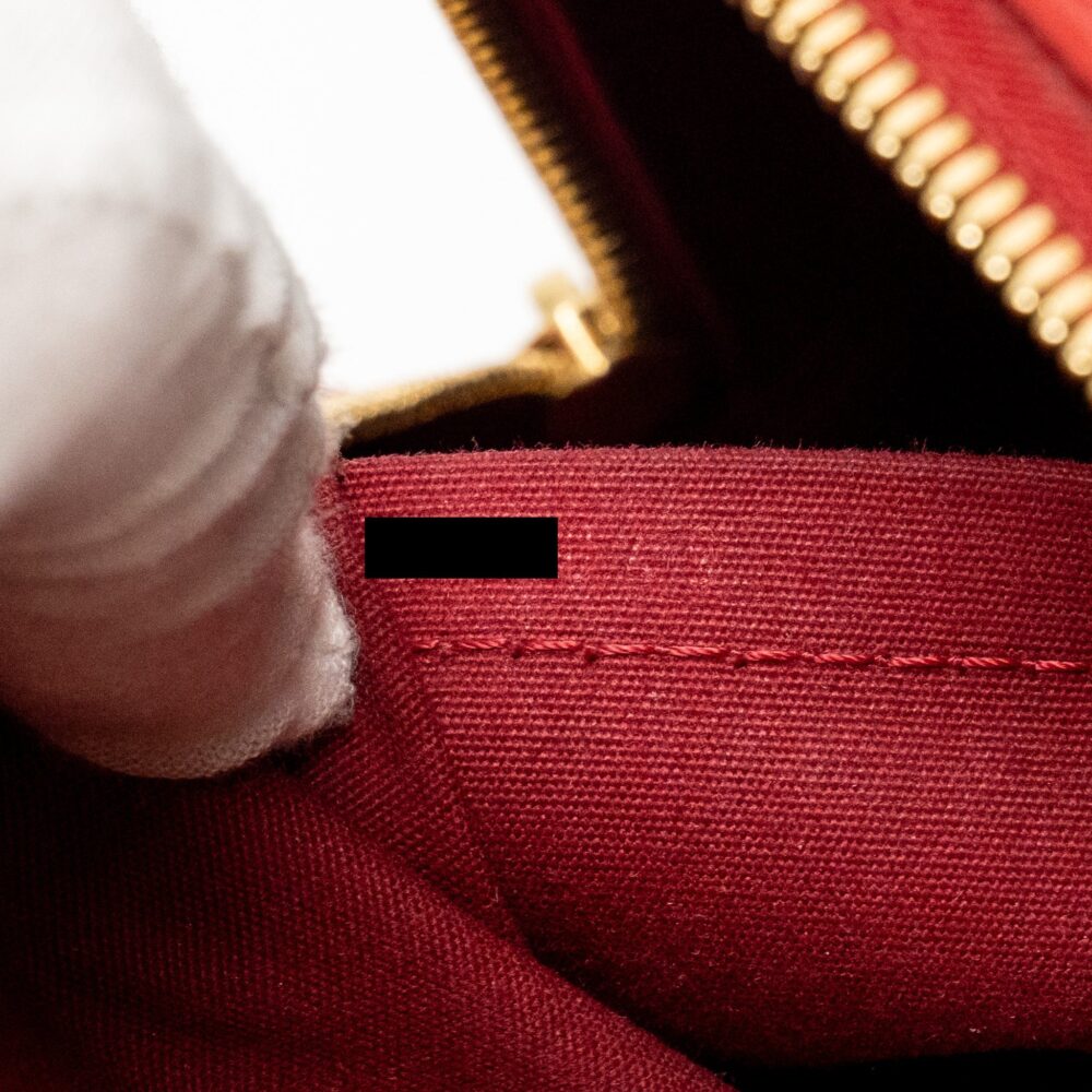 AAA Replica Louis Vuitton LV TROUVILLE PATENT LEATHER RED GHW