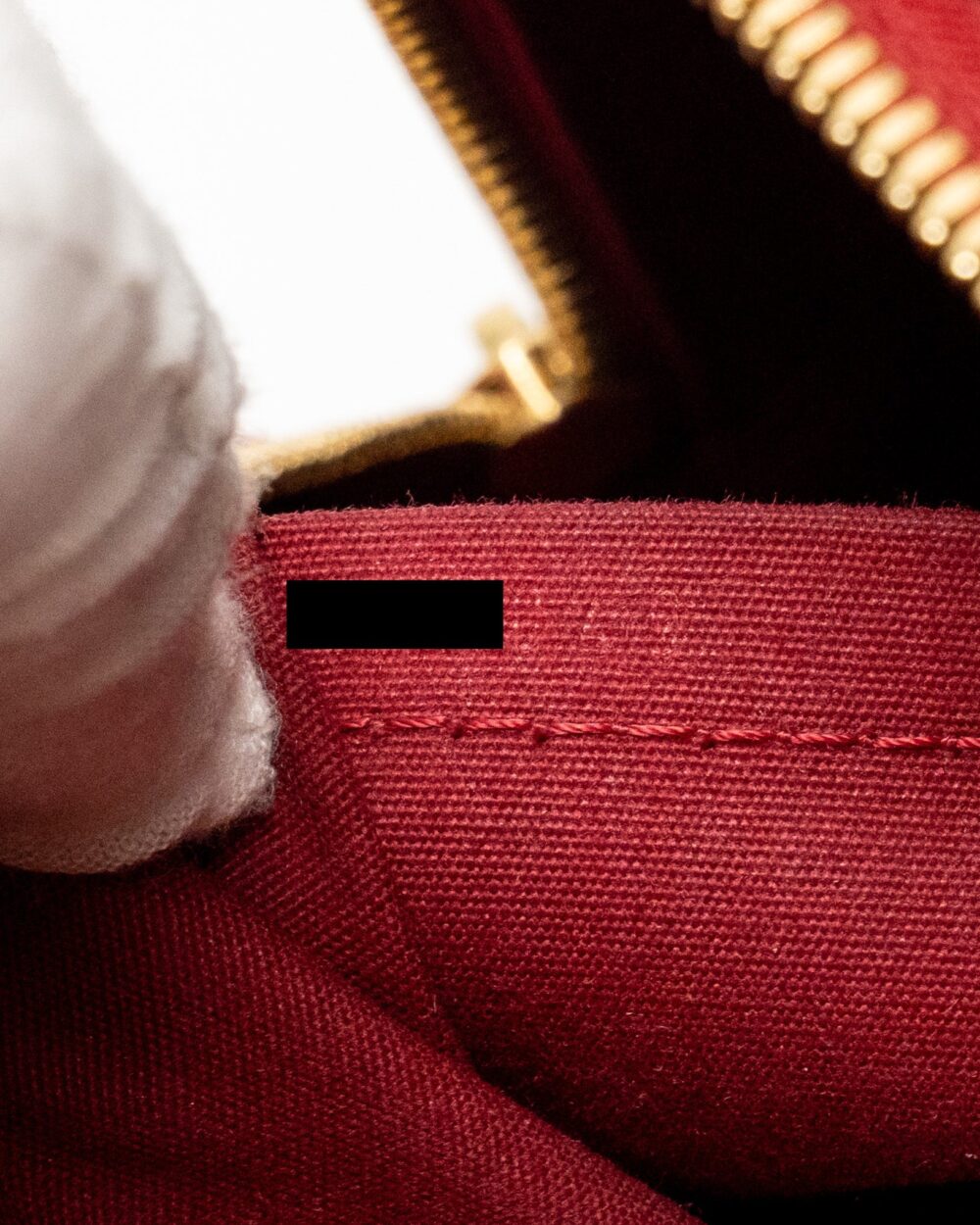 AAA Replica Louis Vuitton LV TROUVILLE PATENT LEATHER RED GHW