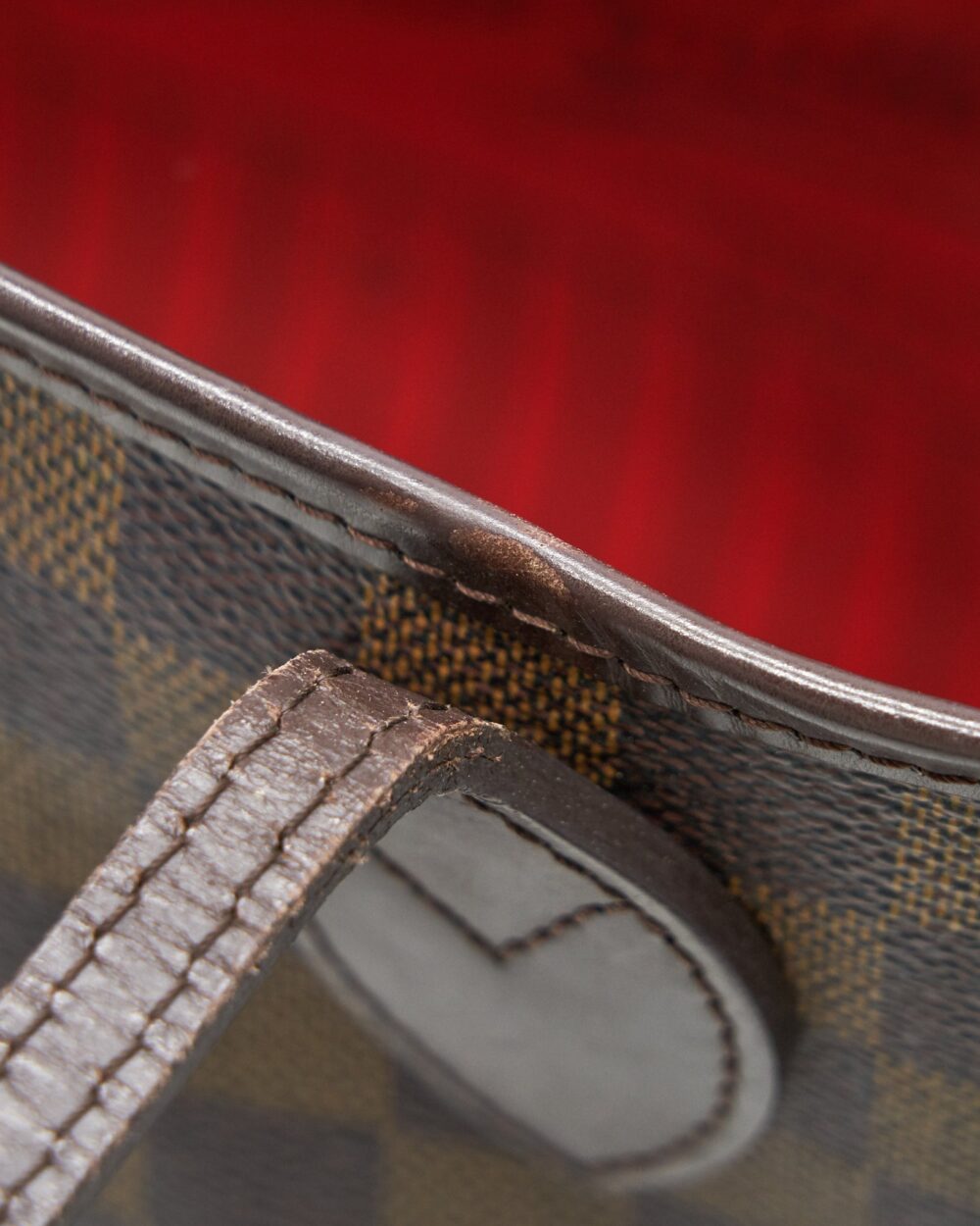 AAA Replica Louis Vuitton LV NEVERFULL MM DAMIER EBENE