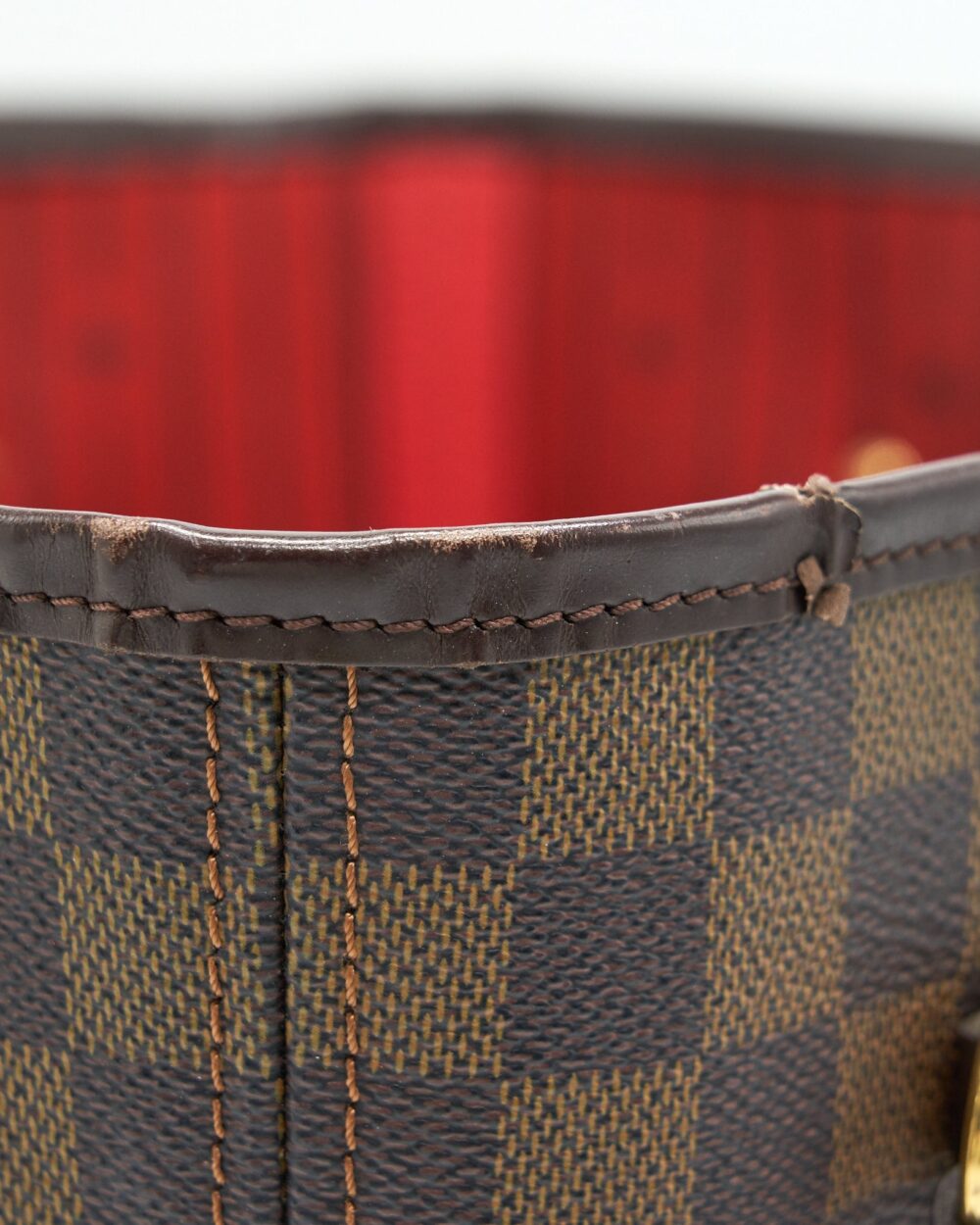 AAA Replica Louis Vuitton LV NEVERFULL MM DAMIER EBENE
