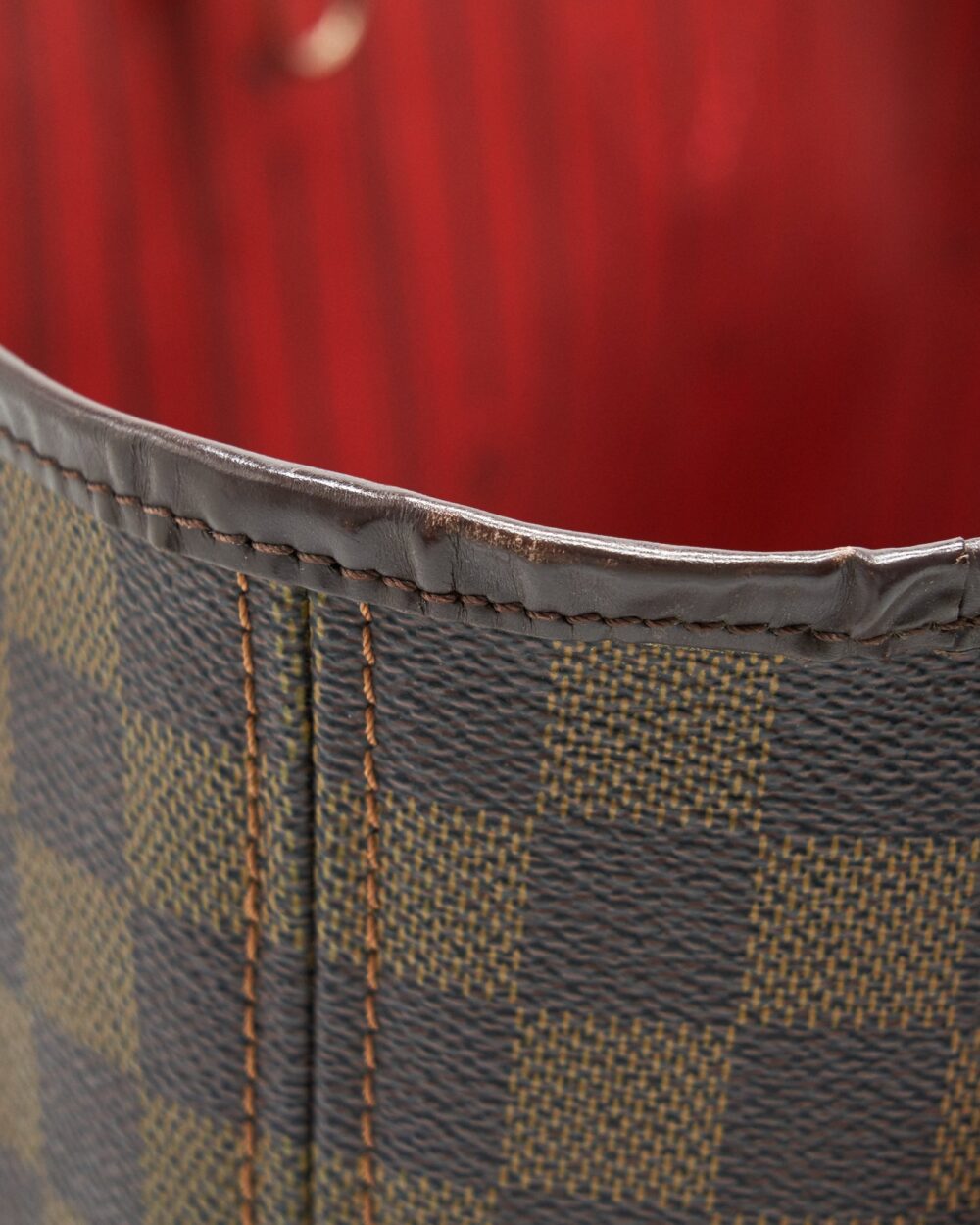 AAA Replica Louis Vuitton LV NEVERFULL MM DAMIER EBENE