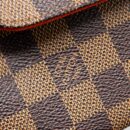 AAA Replica Louis Vuitton LV VINTAGE FLAP SHOULDER BAG DAMIER EBENE GHW