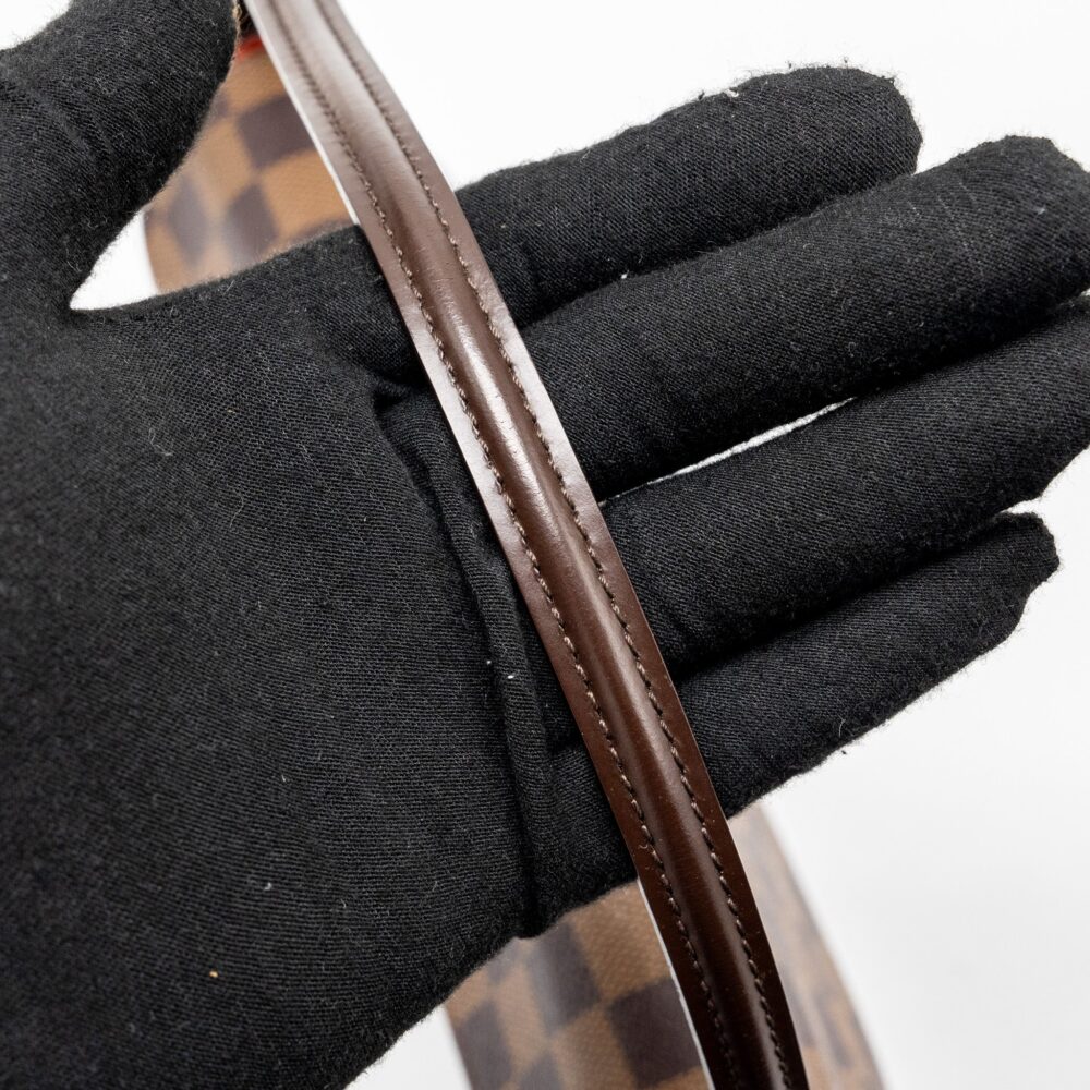 AAA Replica Louis Vuitton LV VINTAGE FLAP SHOULDER BAG DAMIER EBENE GHW