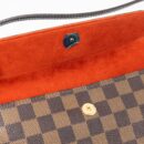 AAA Replica Louis Vuitton LV VINTAGE FLAP SHOULDER BAG DAMIER EBENE GHW