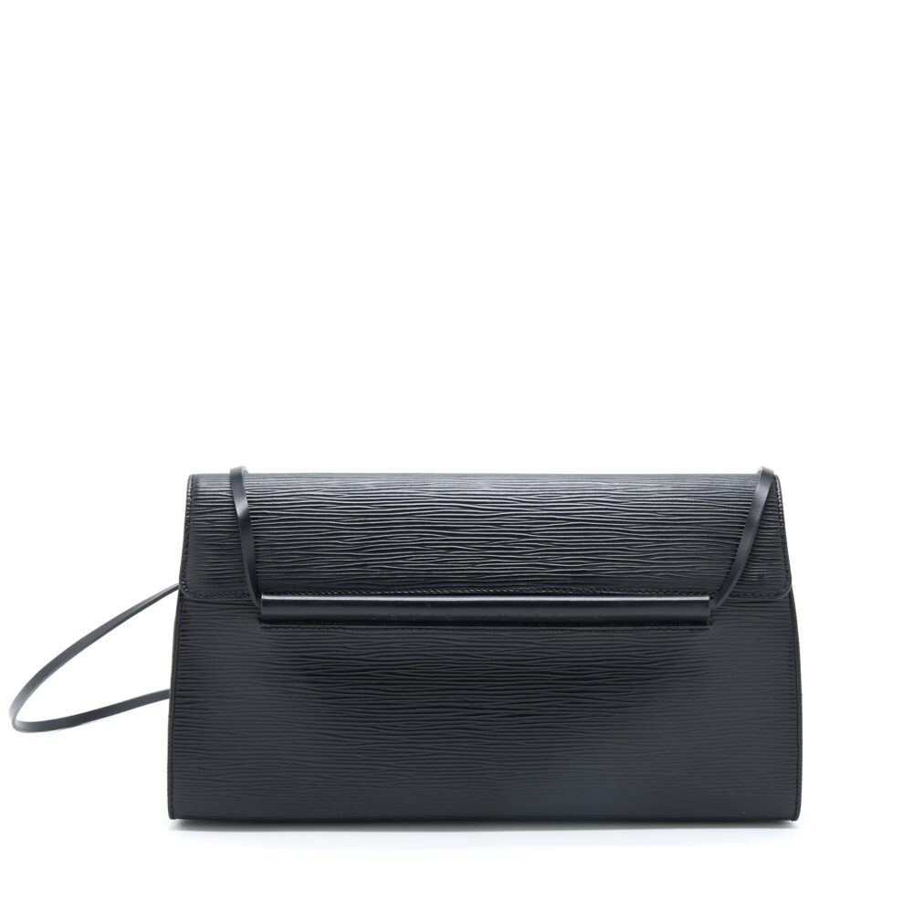 AAA Replica Louis Vuitton LV VINTAGE SHOULDER BAG EPI BLACK