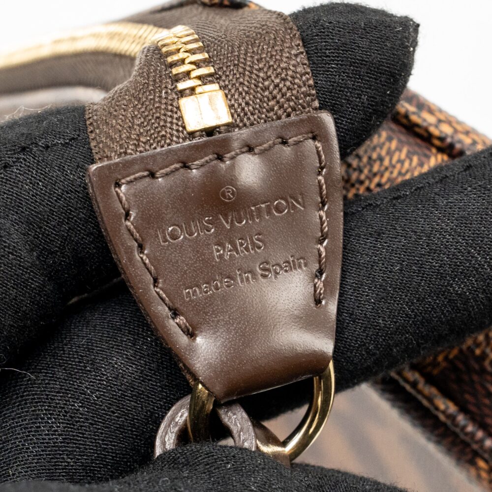 AAA Replica Louis Vuitton LV POCHETTE ACCESSOIRES DAMIER EBENE CANVAS GHW
