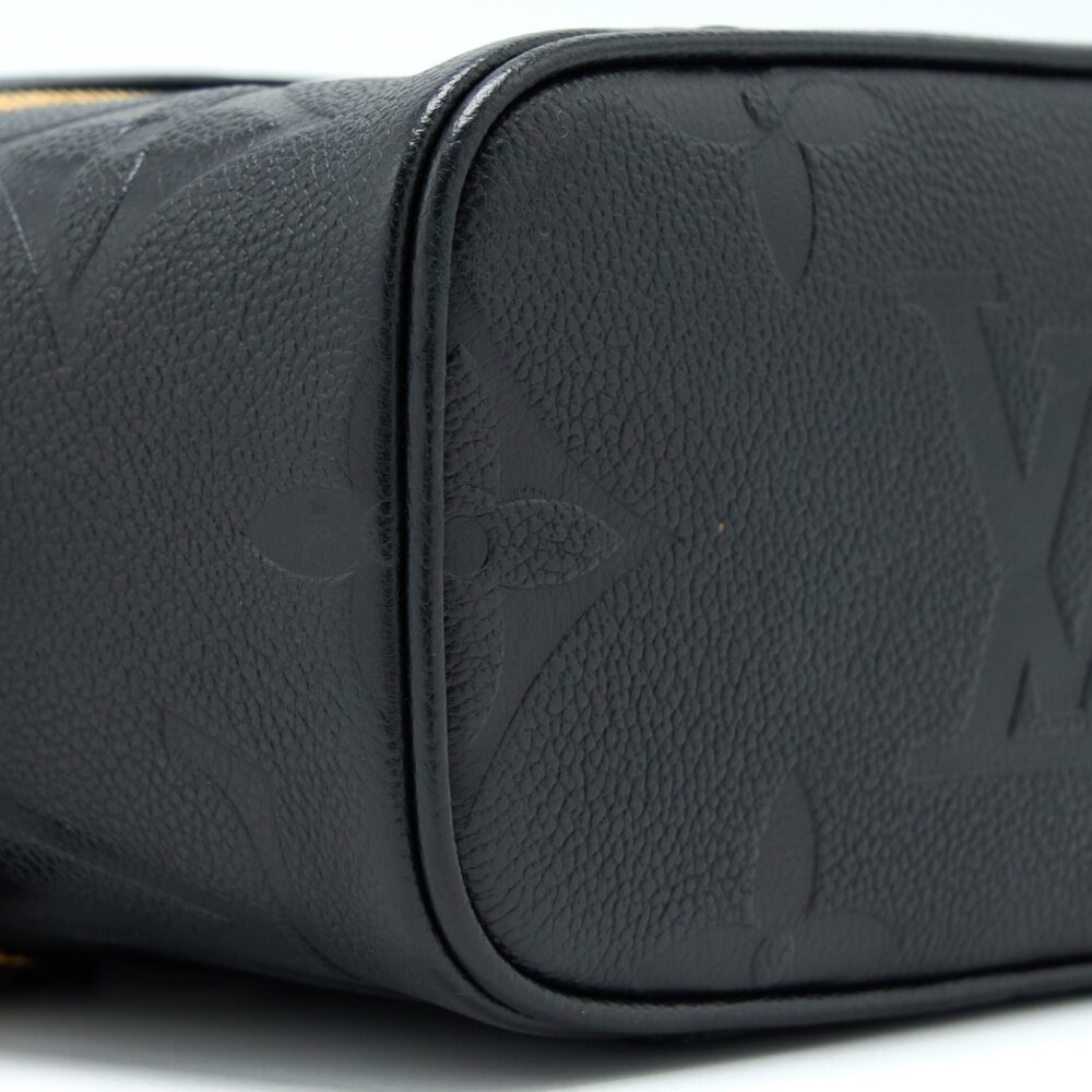 AAA Replica Louis Vuitton LV VANITY PM MONOGRAM EMPREINTE CALFSKIN BLACK GHW