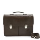 AAA Replica Louis Vuitton LV MEN’S LARGE BRIEFCASE WITH SHOULDER STRAP DARK BROWN SHW