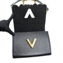 AAA Replica Louis Vuitton LV LOUIS VUITTOM LIMITED EDITION TWIST BAG BLACK GHW