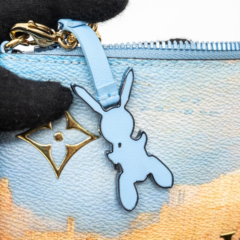 AAA Replica Louis Vuitton LV JEFF KOONS CHAIN POUCH MULTICOLOR GHW