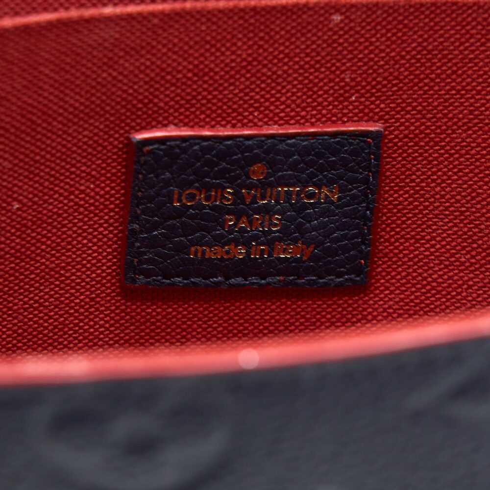 AAA Replica Louis Vuitton LV FELICIE POCHETTE MONOGRAM EMPREINTE NAVY GHW