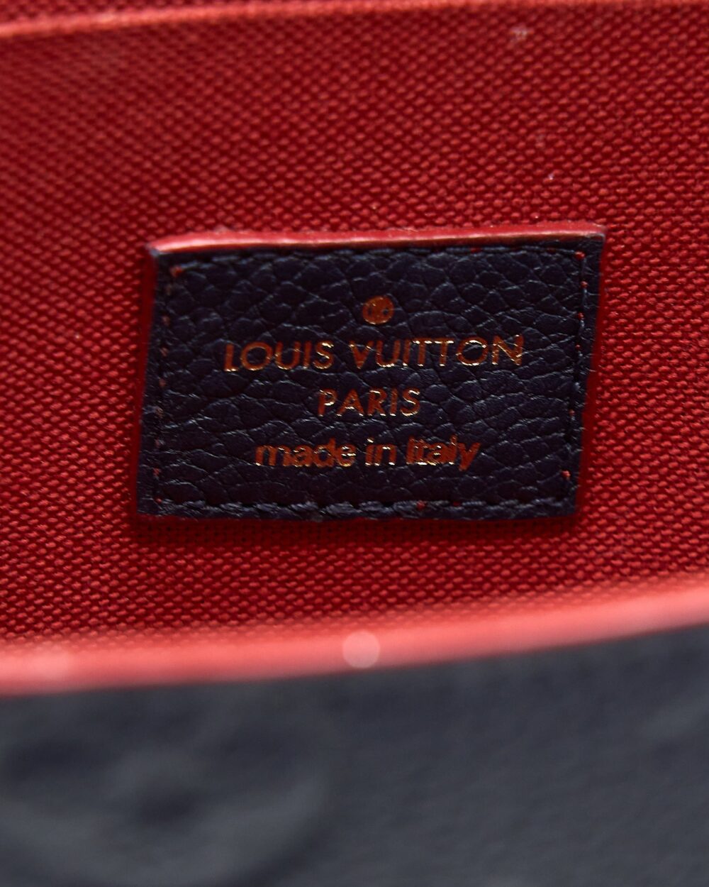 AAA Replica Louis Vuitton LV FELICIE POCHETTE MONOGRAM EMPREINTE NAVY GHW