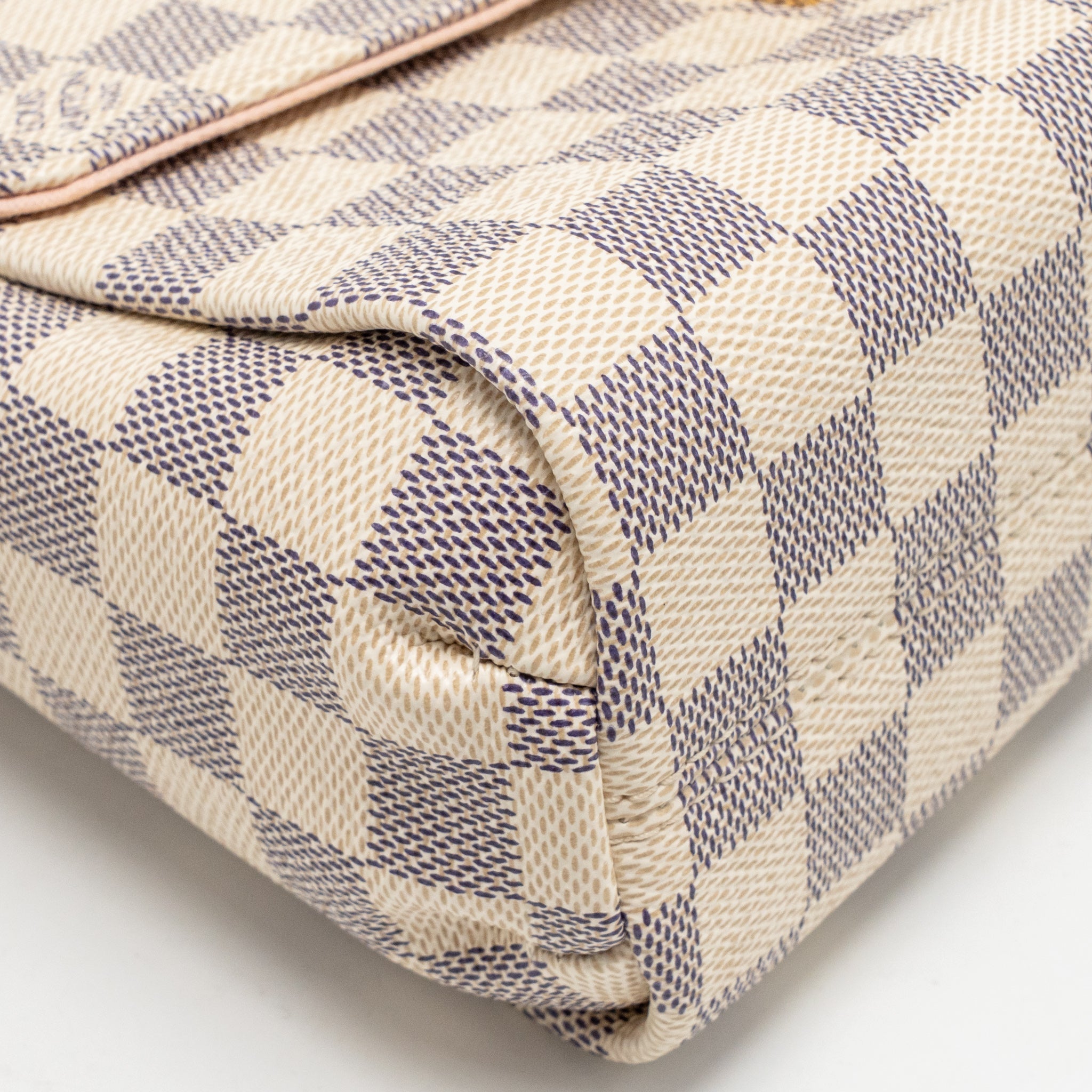 AAA Replica Louis Vuitton LV CROISETTE DAMIER AZUR CANVAS GHW