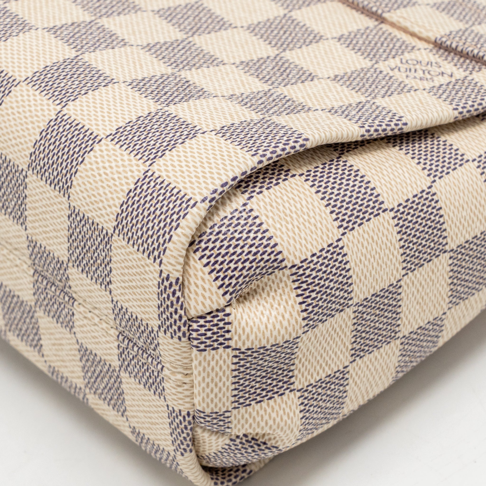 AAA Replica Louis Vuitton LV CROISETTE DAMIER AZUR CANVAS GHW
