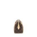AAA Replica Louis Vuitton LV SPEEDY BANDOULIERE 20 MONOGRAM CANVAS/BLACK MULTICOLOUR STRAP
