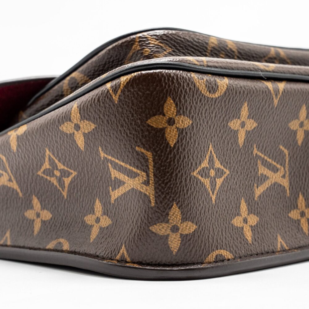 AAA Replica Louis Vuitton LV PASSY MONOGRAM CANVAS BLACK/GOLD HARDWARE