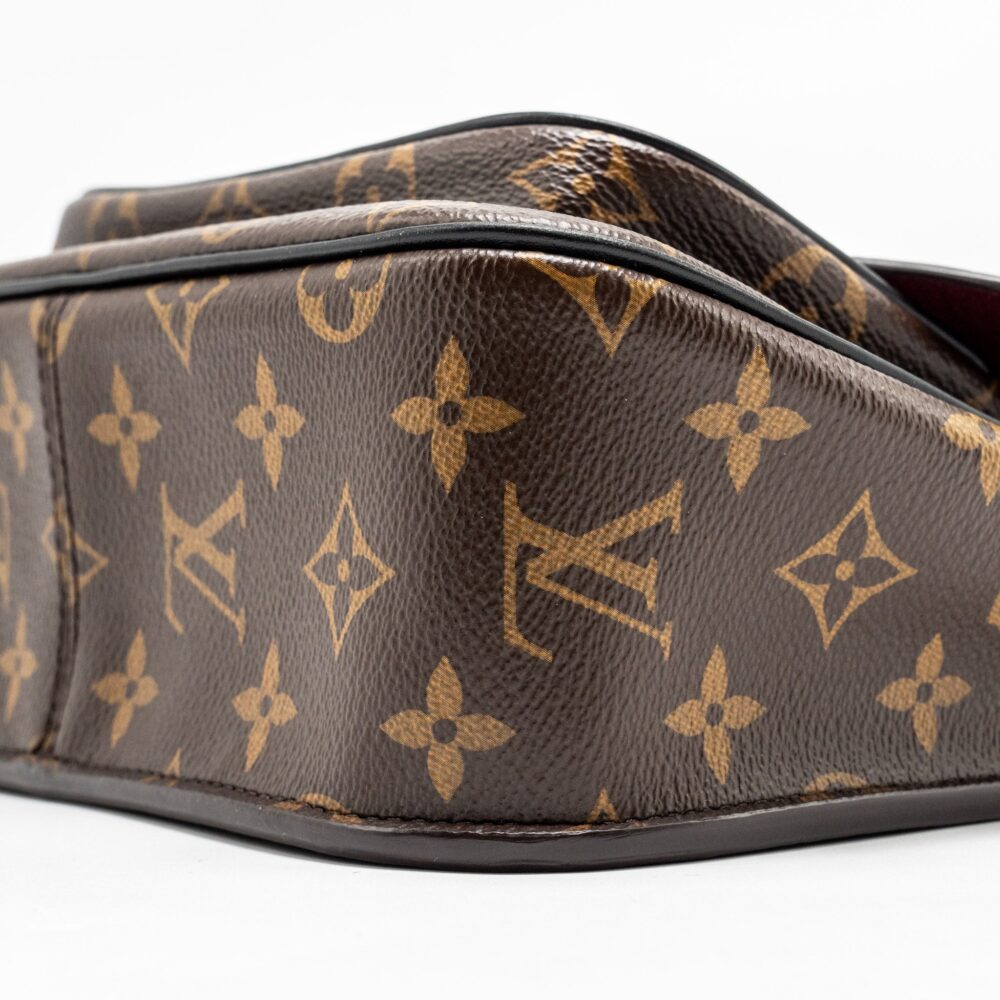 AAA Replica Louis Vuitton LV PASSY MONOGRAM CANVAS BLACK/GOLD HARDWARE