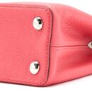 AAA Replica Louis Vuitton LV CAPUCINES BB TAURILLON PINK SHW