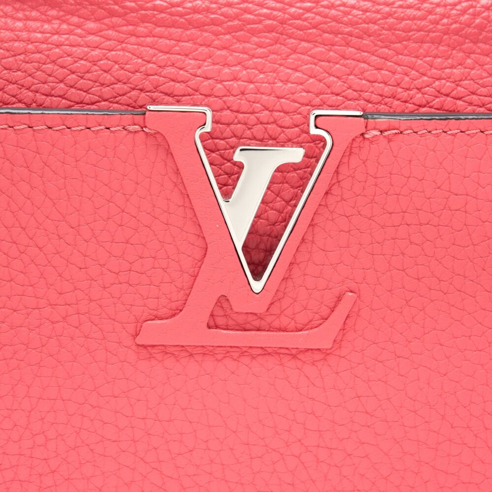 AAA Replica Louis Vuitton LV CAPUCINES BB TAURILLON PINK SHW