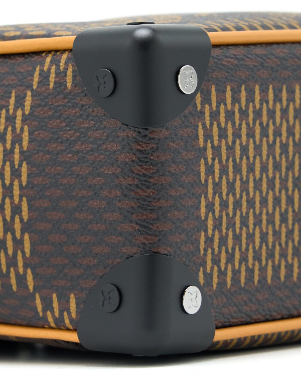 AAA Replica Louis Vuitton LV MINI SOFT TRUNK LIMITED EDITION SUTURES TOILES BLACK HARDWARE