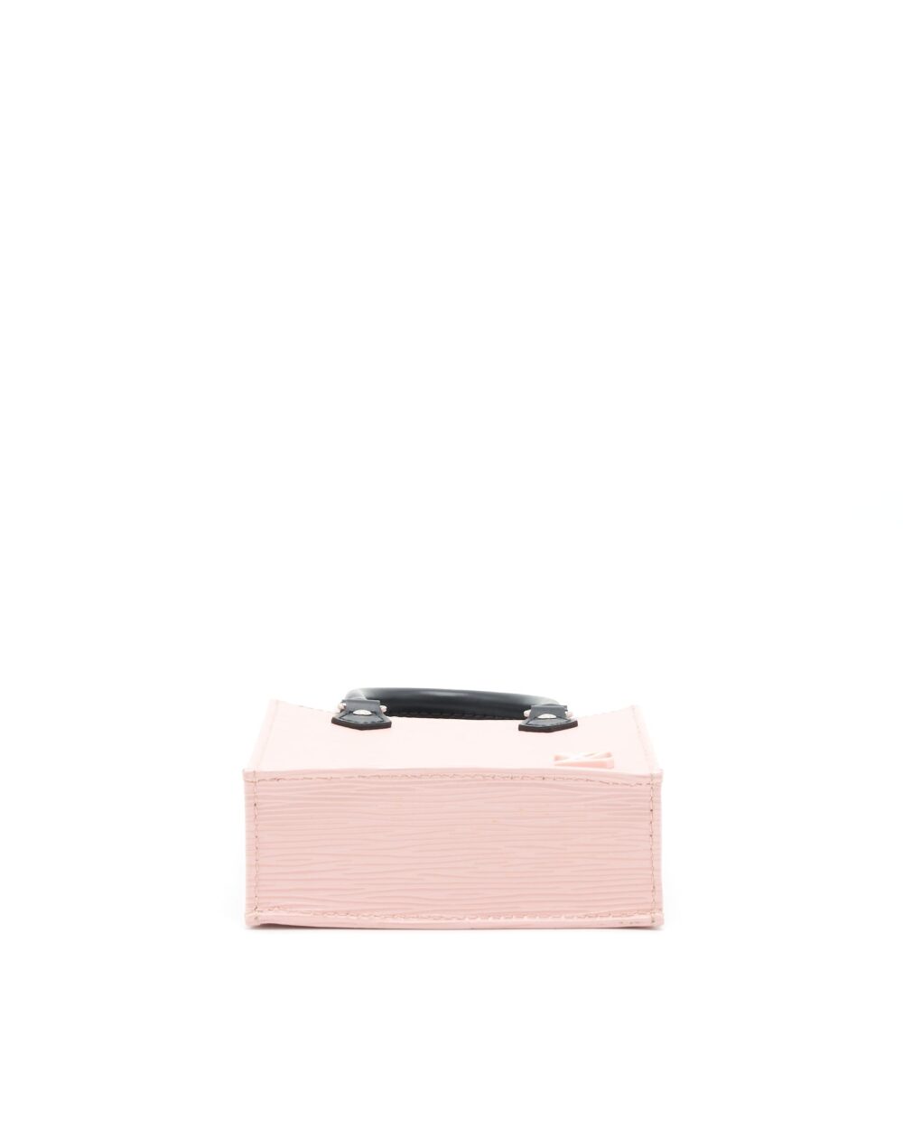AAA Replica Louis Vuitton LV PETIT SAC PLAT EPI LIGHT PINK/BLACK SHW