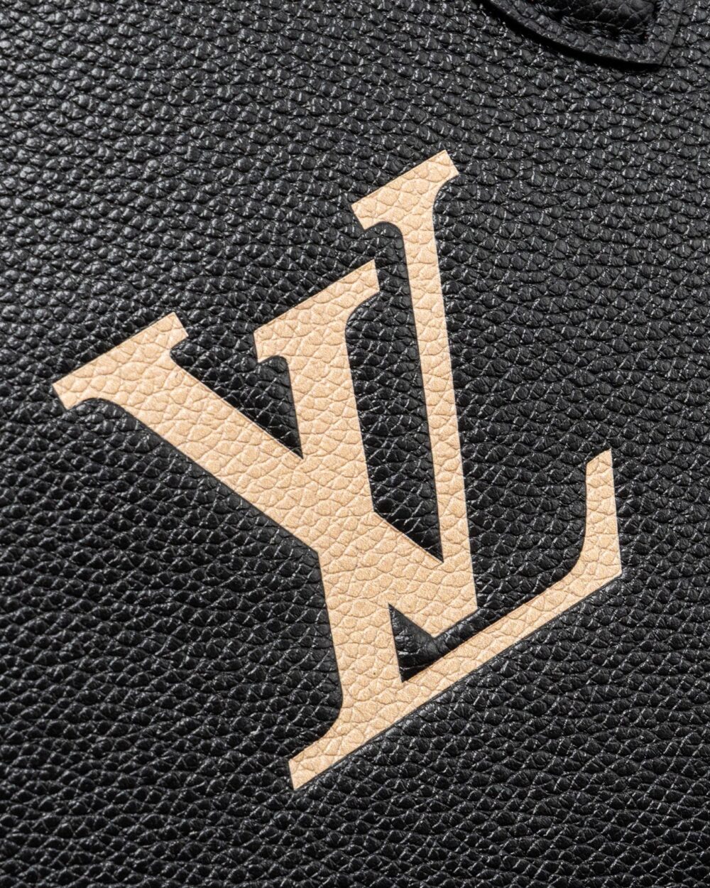AAA Replica Louis Vuitton LV ONTHEGO PM BICOLOUR MONOGRAM EMPREINTE BLACK/BEIGE GHW