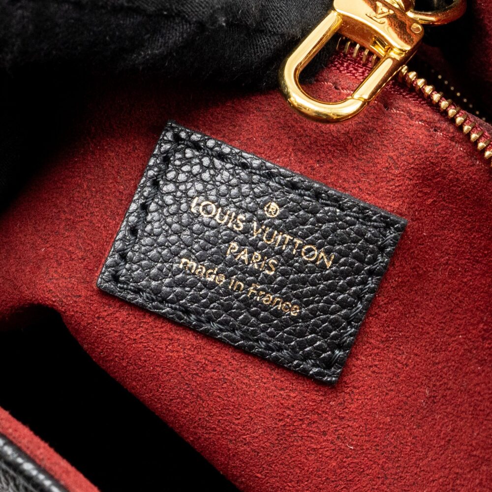 AAA Replica Louis Vuitton LV ONTHEGO PM BICOLOUR MONOGRAM EMPREINTE BLACK/BEIGE GHW