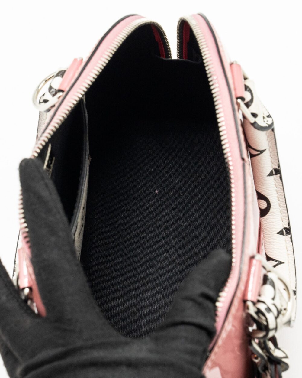 AAA Replica Louis Vuitton LV ALMA BB VERNIS PATENT ROSE BLUSH SHW