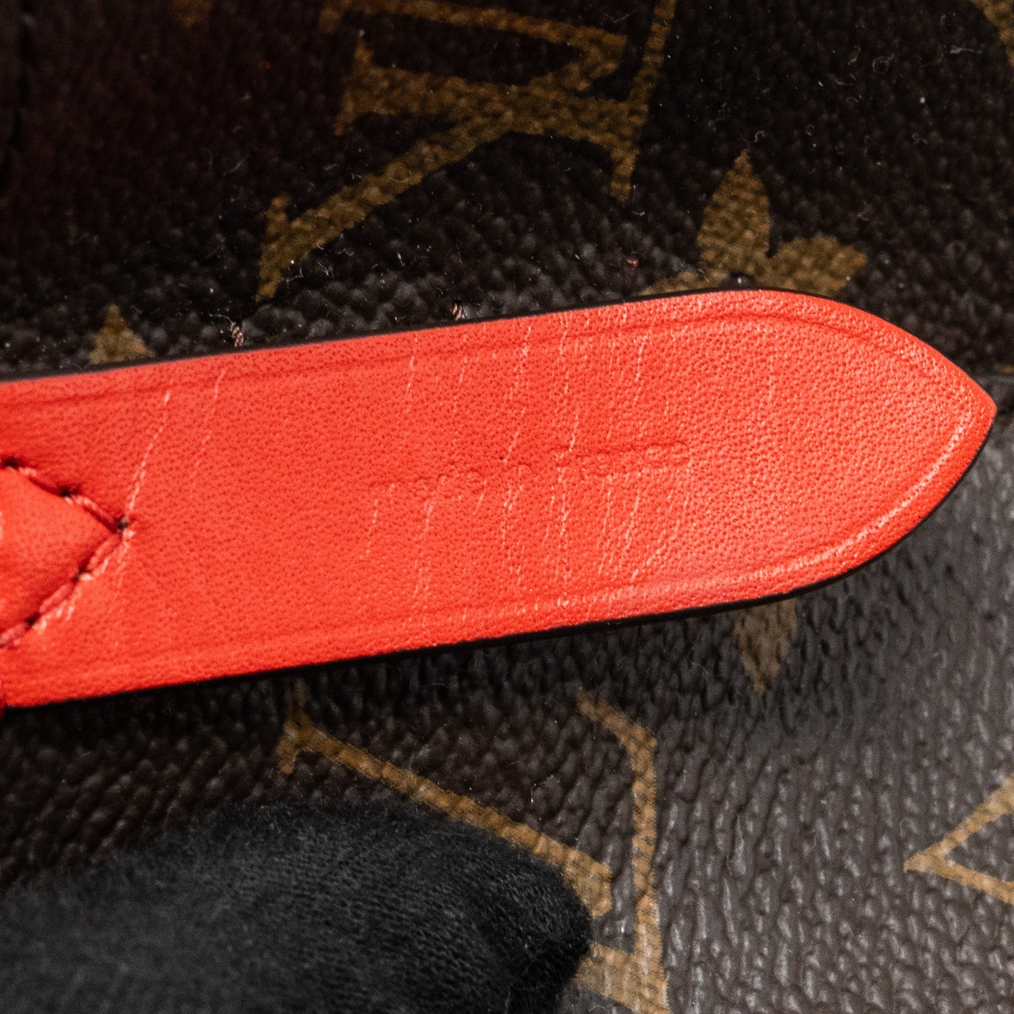 AAA Replica Louis Vuitton LV NEONOE MONOGRAM CANVAS / RED GHW