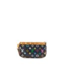 AAA Replica Louis Vuitton LV VINTAGE POCHETTE ACCESSORIES MULTICOLOUR MONOGRAM CANVAS BLACK GHW