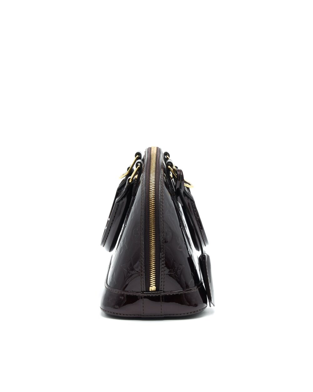 AAA Replica Louis Vuitton LV ALMA BB MONOGRAM VERNIS LEATHER AMARANTE