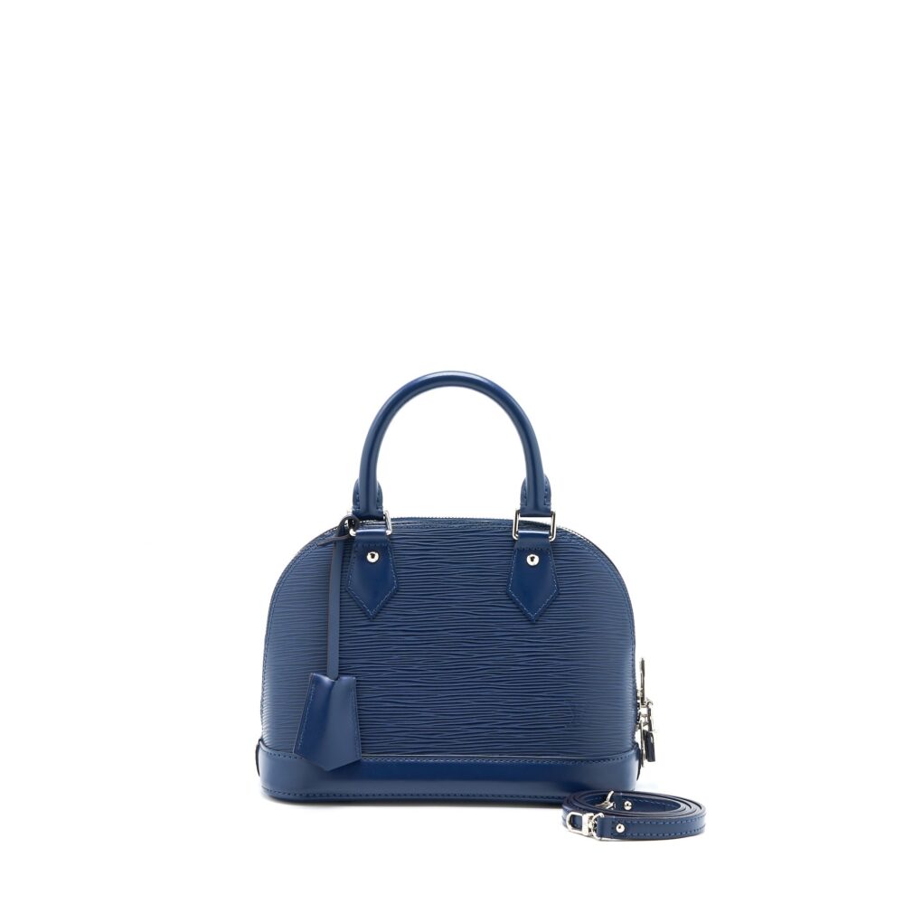 AAA Replica Louis Vuitton LV ALMA BB EPI INDIGO BLUE SHW