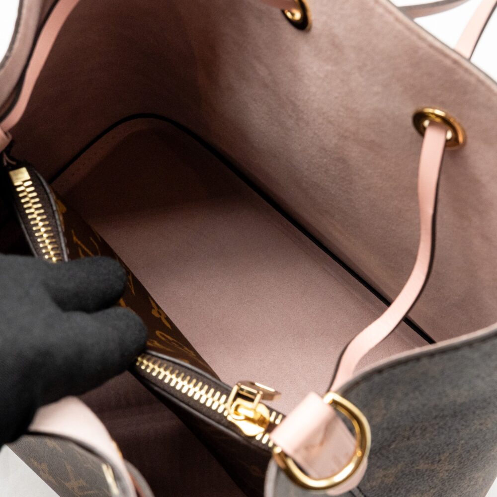AAA Replica Louis Vuitton LV NEO NOE MONOGRAM CANVAS ROSE POUDRE GHW
