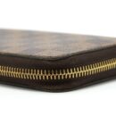 AAA Replica Louis Vuitton LV ZIPPER LONG WALLET DAMIER EBENE GHW