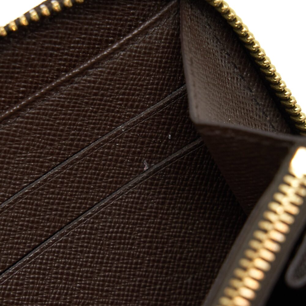 AAA Replica Louis Vuitton LV ZIPPER LONG WALLET DAMIER EBENE GHW