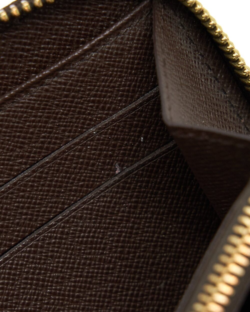 AAA Replica Louis Vuitton LV ZIPPER LONG WALLET DAMIER EBENE GHW