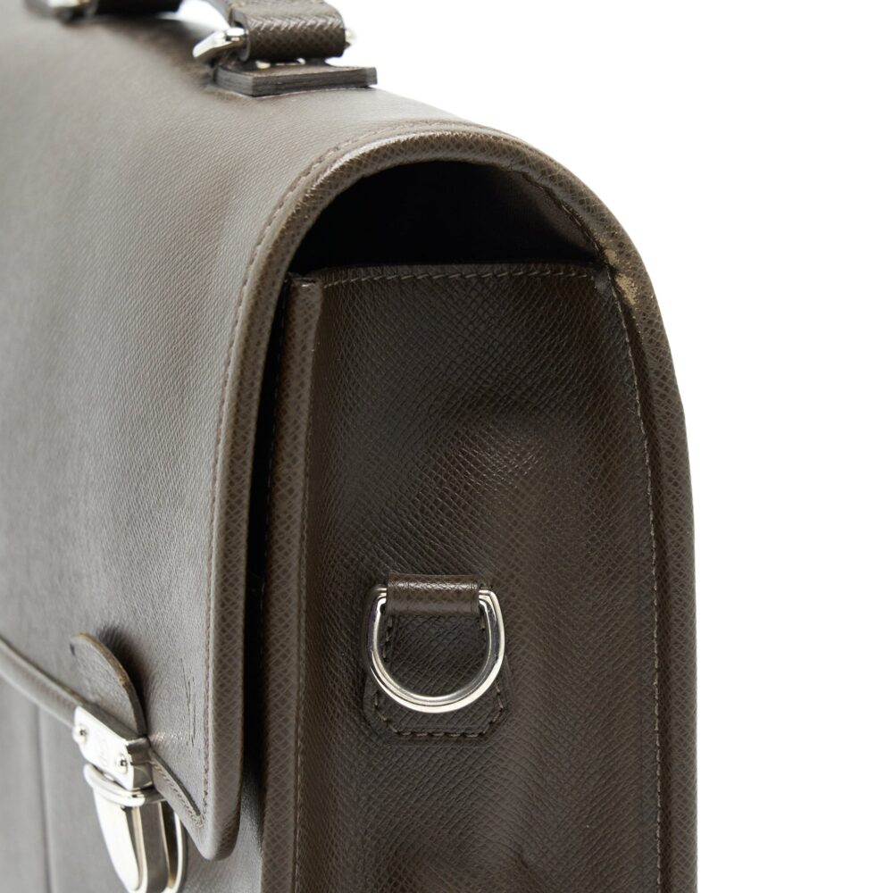 AAA Replica Louis Vuitton LV MEN’S LARGE BRIEFCASE WITH SHOULDER STRAP DARK BROWN SHW