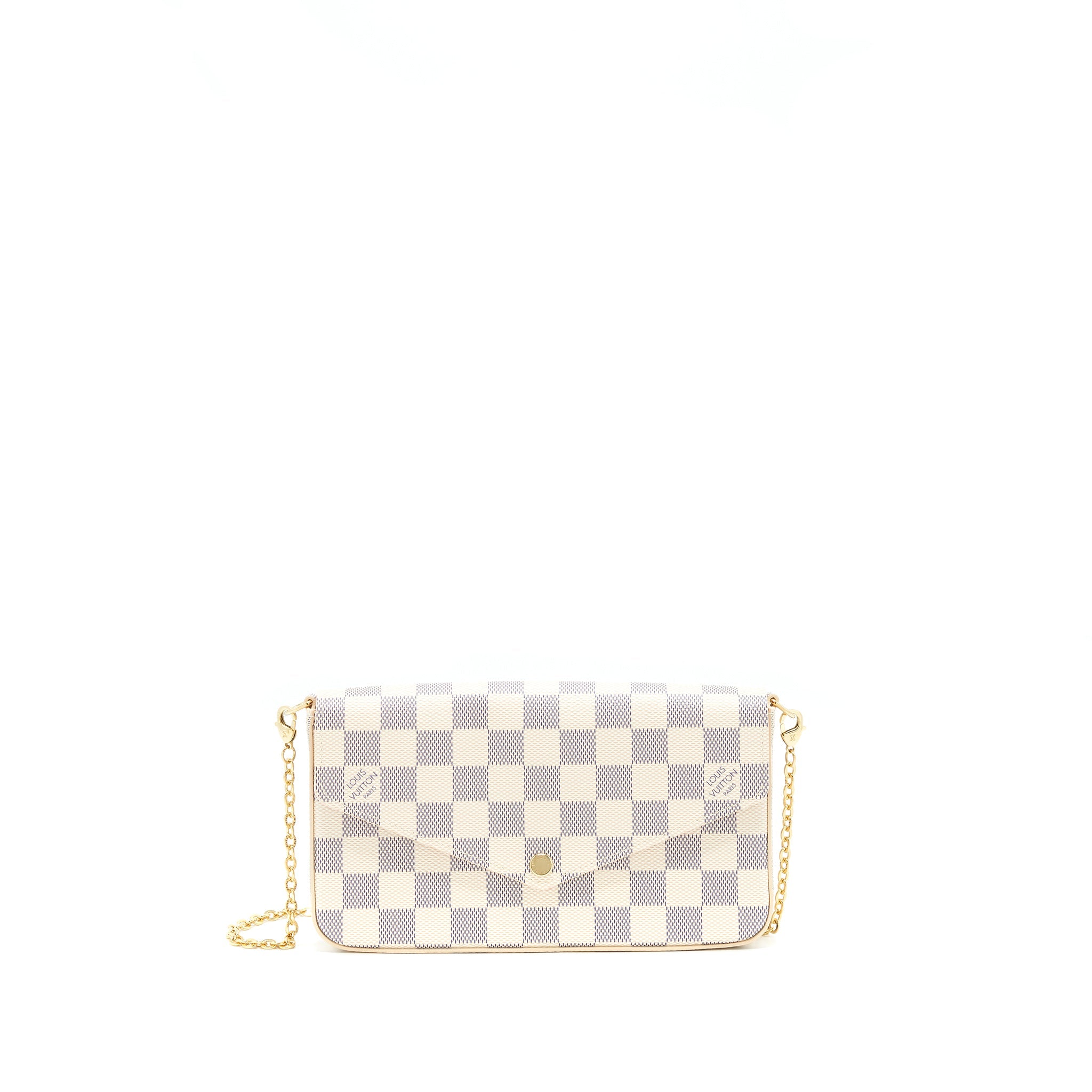 AAA Replica Louis Vuitton LV FELICIE POCHETTE DAMIER AZUR CANVAS