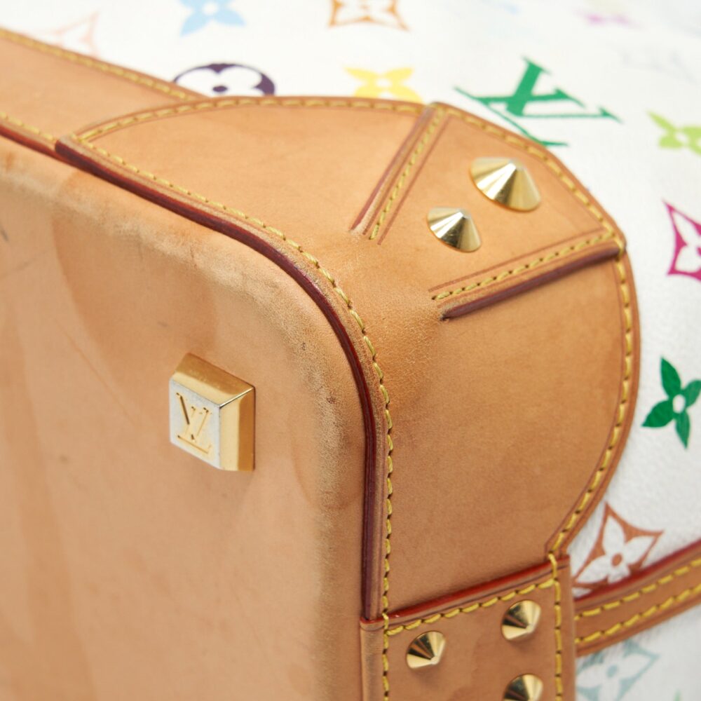 AAA Replica Louis Vuitton LV TOTE BAG WHITE MONOGRAM MULTICOLOUR GHW