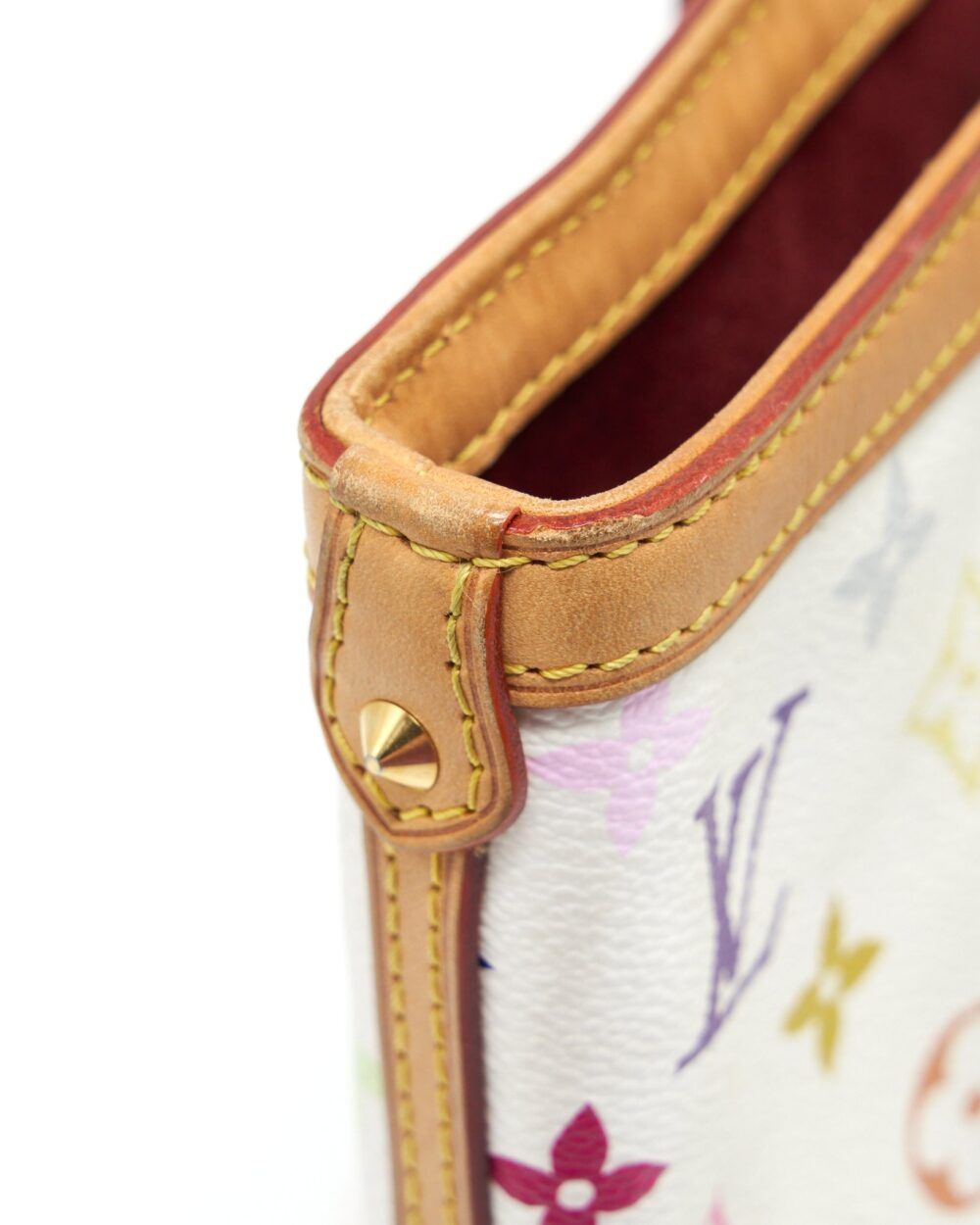 AAA Replica Louis Vuitton LV TOTE BAG WHITE MONOGRAM MULTICOLOUR GHW