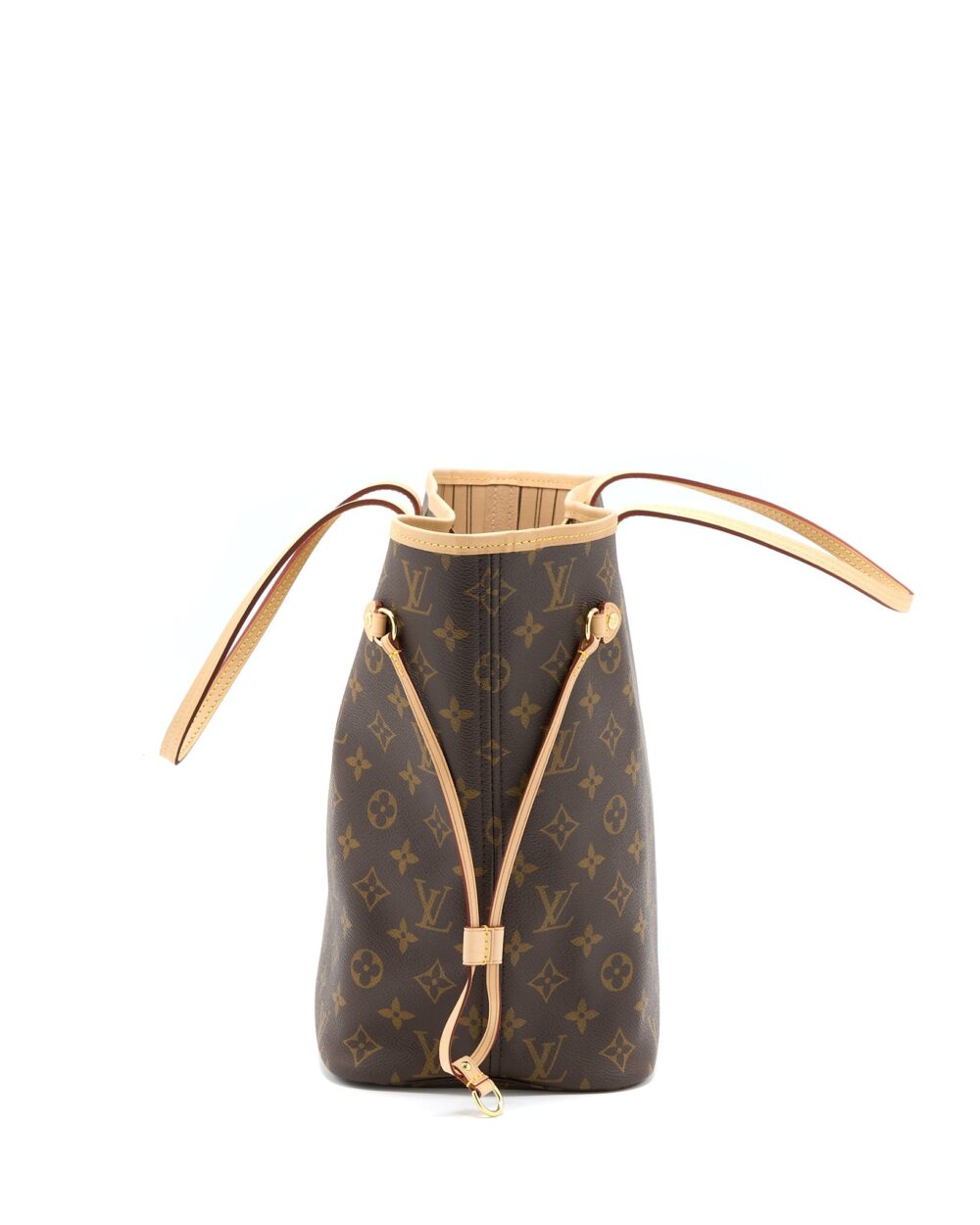AAA Replica Louis Vuitton LV NEVERFULL MM MONOGRAM CANVAS / BEIGE LGHW