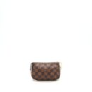 AAA Replica Louis Vuitton LV MINI POCHETTE ACCESSORIES DAMIER EBENE