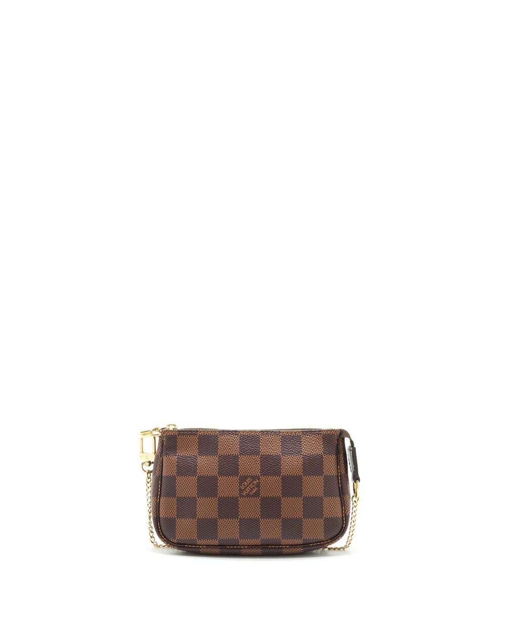 AAA Replica Louis Vuitton LV MINI POCHETTE ACCESSORIES DAMIER EBENE