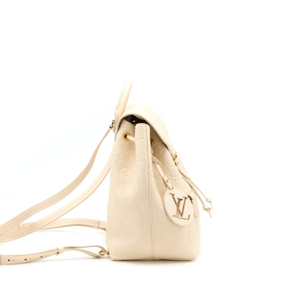AAA Replica Louis Vuitton LV MONTSOURIS BACKPACK MONOGRAM EMPREINTE CREAM GHW