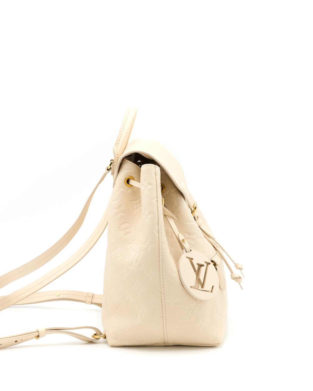 AAA Replica Louis Vuitton LV MONTSOURIS BACKPACK MONOGRAM EMPREINTE CREAM GHW