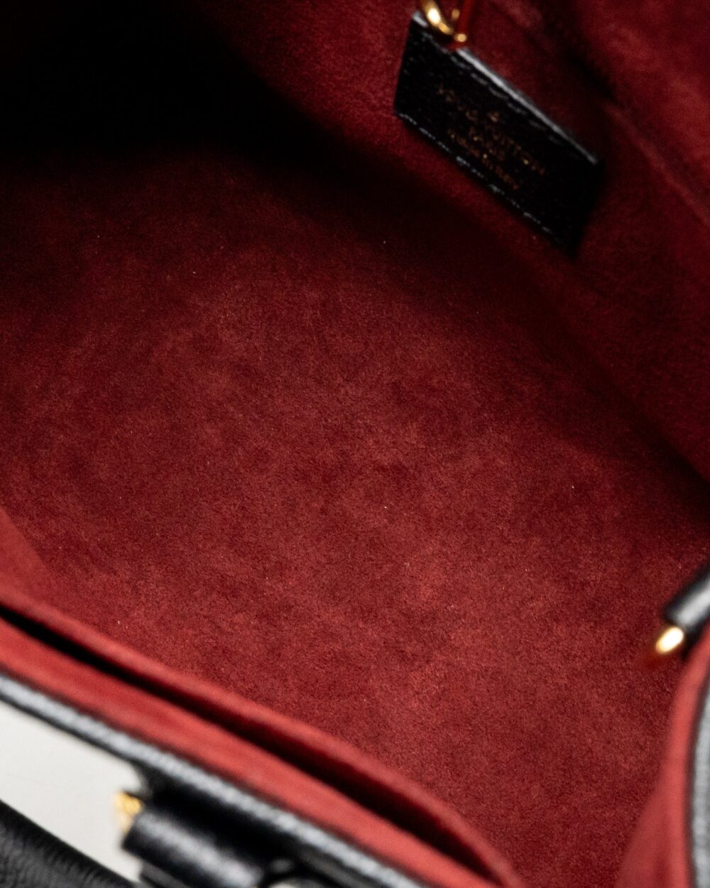 AAA Replica Louis Vuitton LV ONTHEGO BB BICOLOUR MONOGRAM EMPREINTE LEATHER BLACK/BEIGE GHW