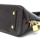 AAA Replica Louis Vuitton LV ALMA BB MONOGRAM VERNIS LEATHER AMARANTE