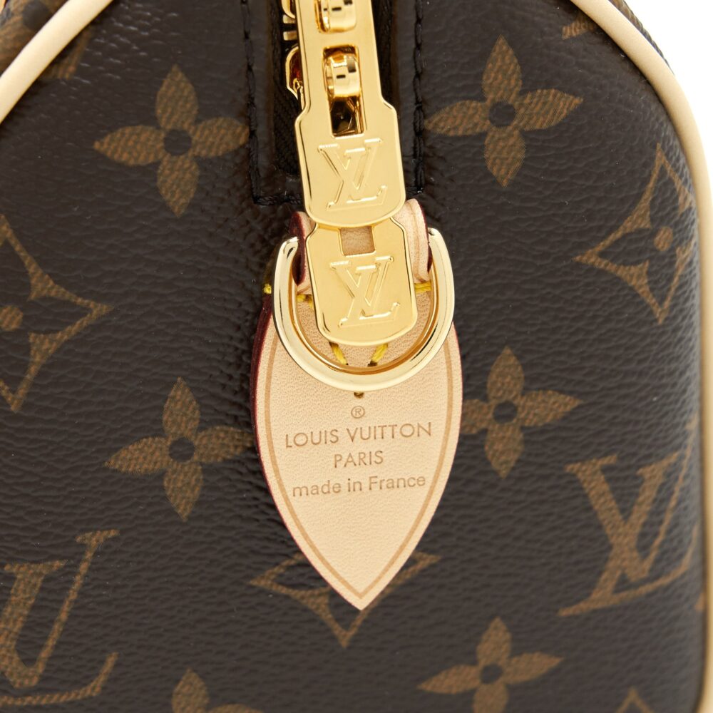 AAA Replica Louis Vuitton LV SPEEDY BANDOULIERE 20 MONOGRAM CANVAS/BLACK MULTICOLOUR STRAP