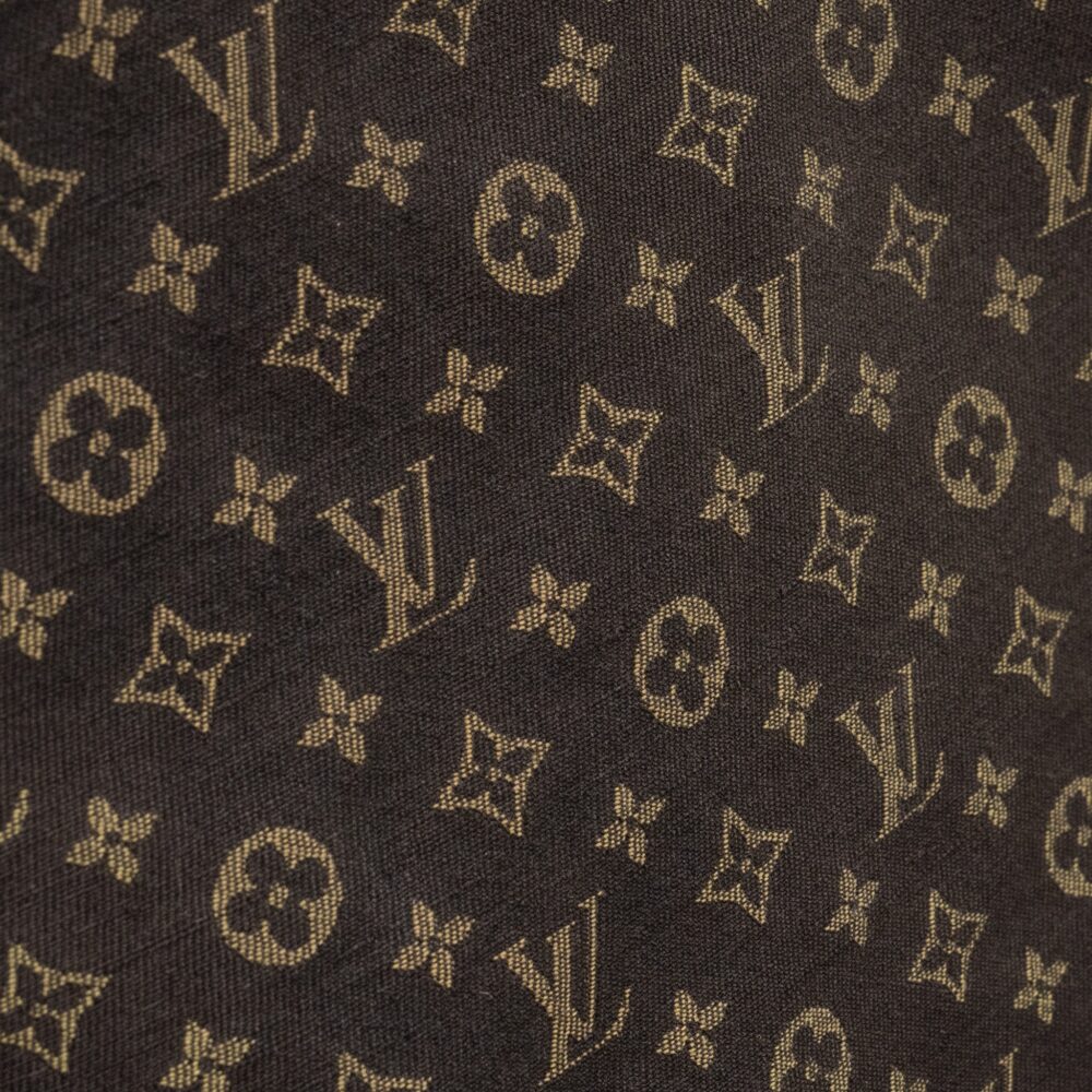AAA Replica Louis Vuitton LV LIN NOE BAG FABRIC/LEATHER EBENE GHW
