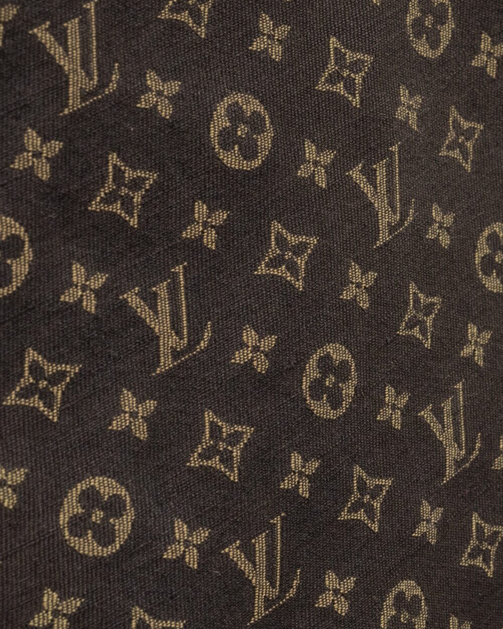 AAA Replica Louis Vuitton LV LIN NOE BAG FABRIC/LEATHER EBENE GHW